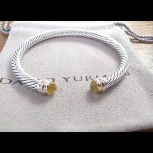 David Yurman 5mm cable bracelet lemon citrine
